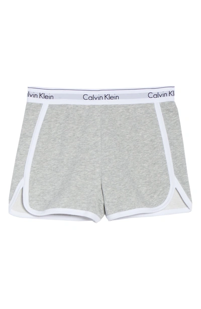 Shop Calvin Klein Sleep Shorts In Grey Heather
