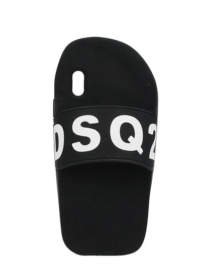 Shop Dsquared2 Black Rubber Cover