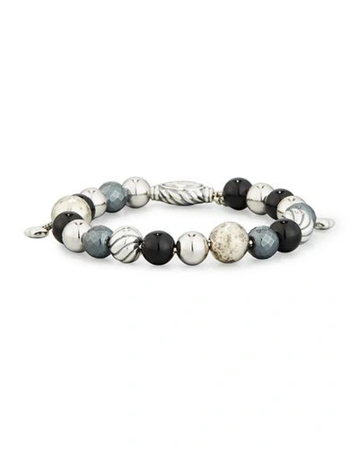 Shop David Yurman Dy Elements Bracelet W/ Black Onyx, 8mm