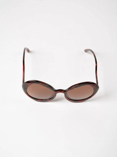 Shop Delirious Round Frame Sunglasses In Sibilla Titania