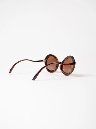 Shop Delirious Round Frame Sunglasses In Sibilla Titania