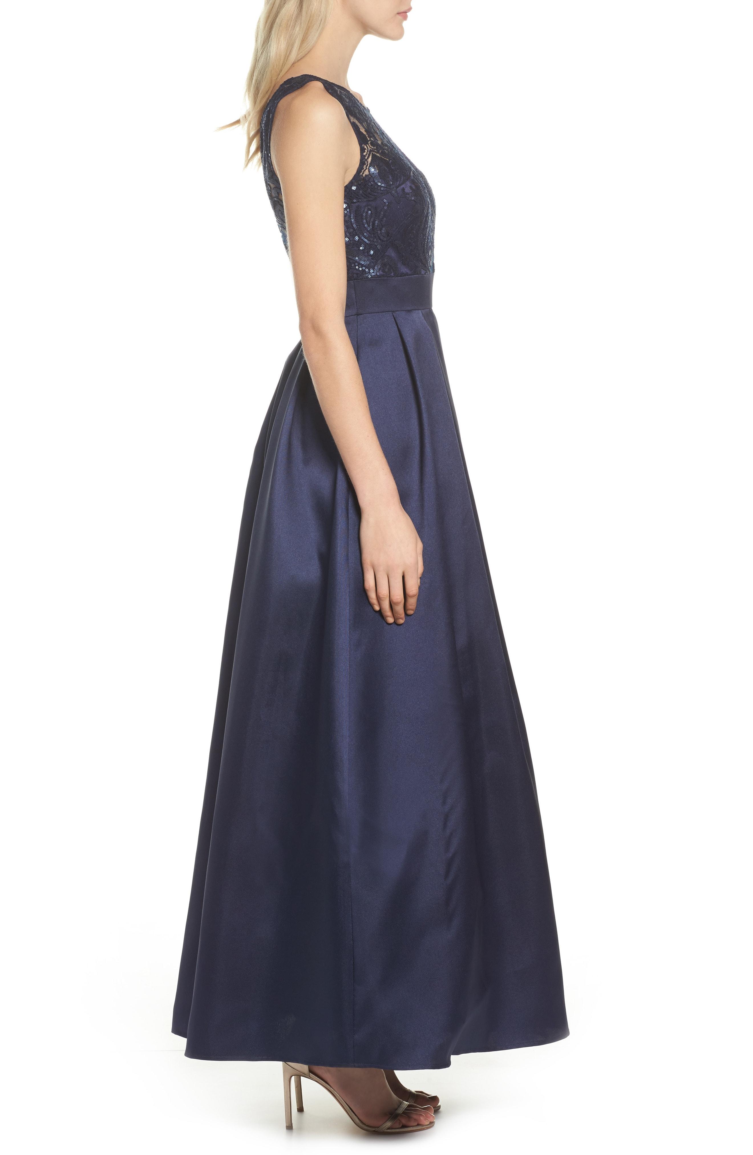 eliza j sequin gown
