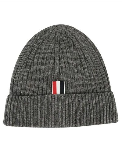 Shop Thom Browne Hat In Med Grey