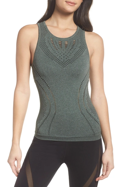 Shop Alo Yoga Lark Tank In Hunter Heather