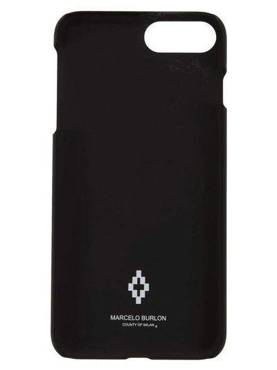 Shop Marcelo Burlon County Of Milan Teukenk Iphone 7 Plus Case In Black-multicolor