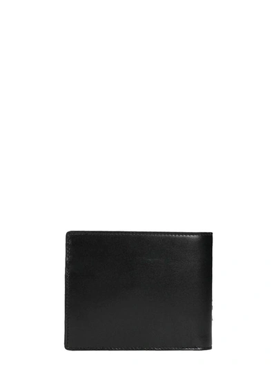 Shop Raf Simons Black Leather Wallet