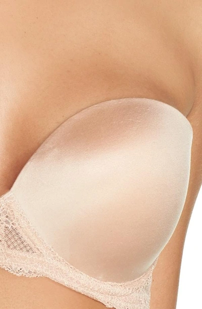 Shop Betsey Johnson Perfectly Sexy Strapless Underwire Bra In Sand