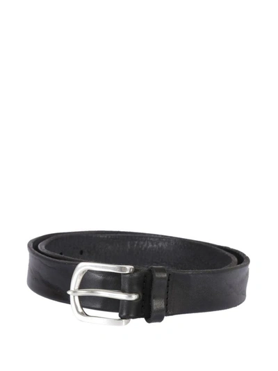 Shop Orciani Bull Soft Belt In Black