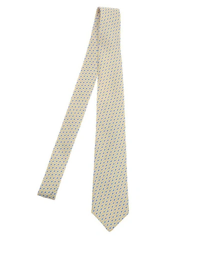 Shop Luigi Borrelli Fantasia Tie In Yellow