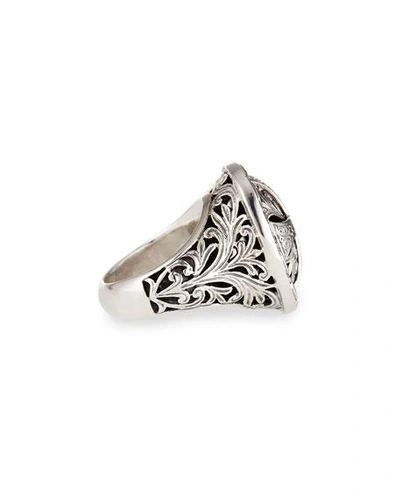 Shop Konstantino Sterling Silver Etched Cross Ring