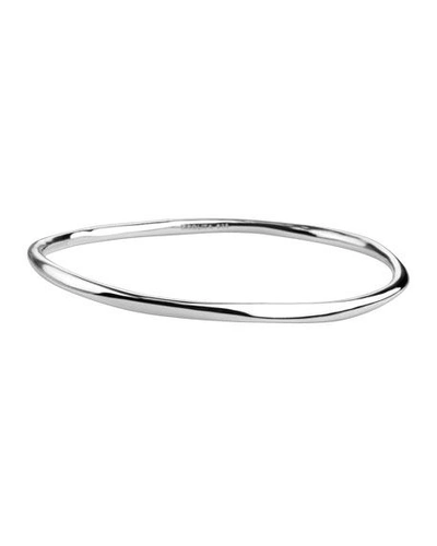 Shop Ippolita Squiggle Bangle In Sterling Silver
