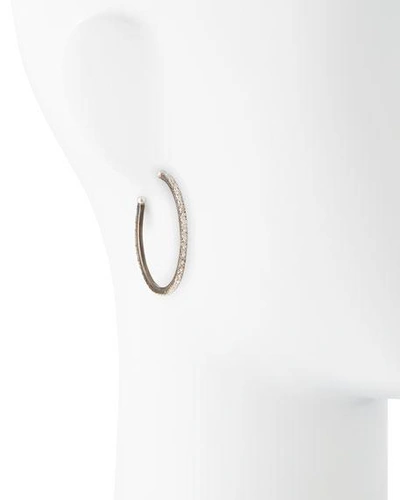 Shop Armenta New World Scalloped-edge Hoop Earrings In Silver