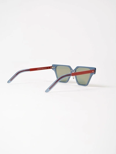 Shop Delirious Square Frame Sunglasses In Blue Magic