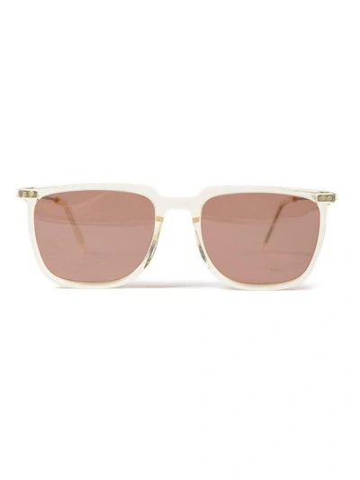 Shop Delirious Round Frame Sunglasses In Vanilla Parallel
