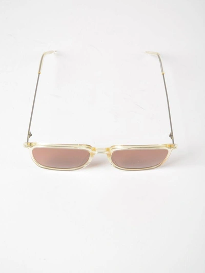 Shop Delirious Round Frame Sunglasses In Vanilla Parallel