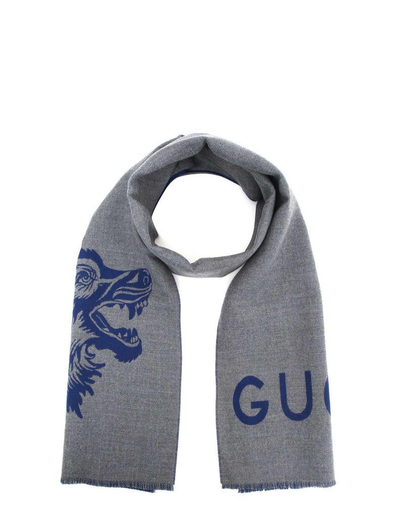 gucci wolf scarf