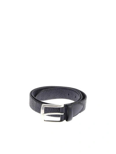 Shop Andrea D'amico Andrea Damico Leather Belt In Blue