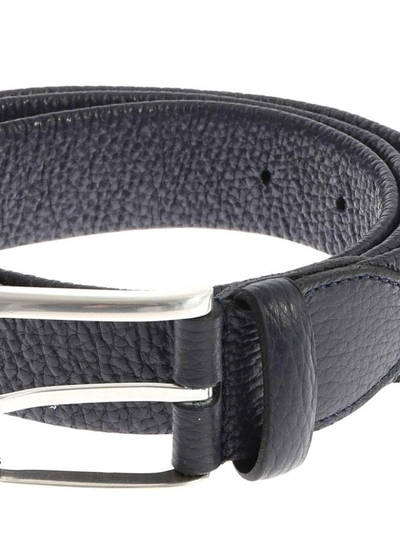 Shop Andrea D'amico Andrea Damico Leather Belt In Blue