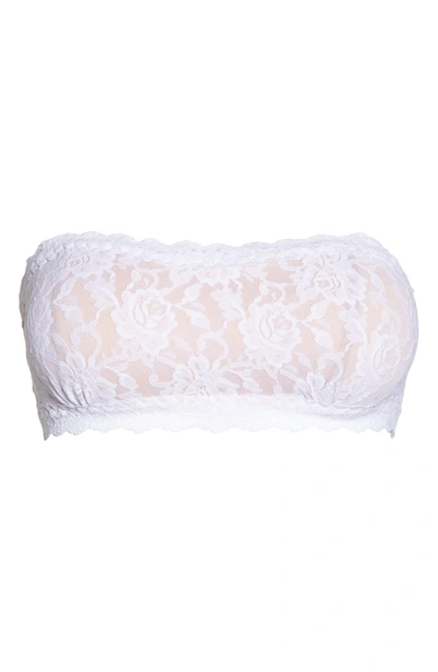 Shop Hanky Panky Signature Lace Padded Bandeau Bra In White
