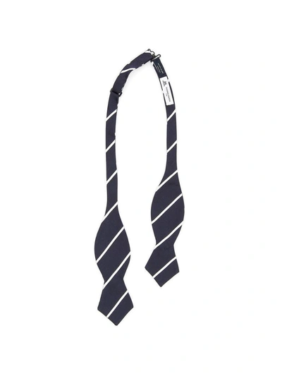 Shop Thomas Mason Baron Bow Tie In Blue White|blu