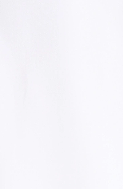 Shop Versace Cutout Stretch Cady Dress In Optical White