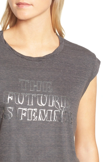 Shop Pam & Gela Frankie - The Future Is Femme Muscle Tank In Lead