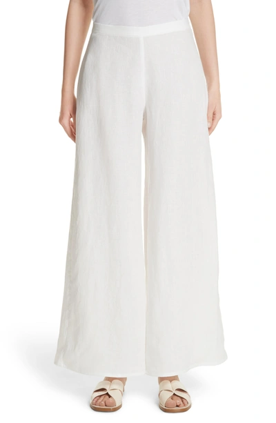 Shop Simon Miller Aliso Wide Leg Pants In White