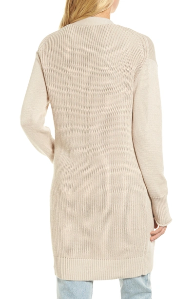 Shop Ag Heidi Cotton Cardigan In Vinte White