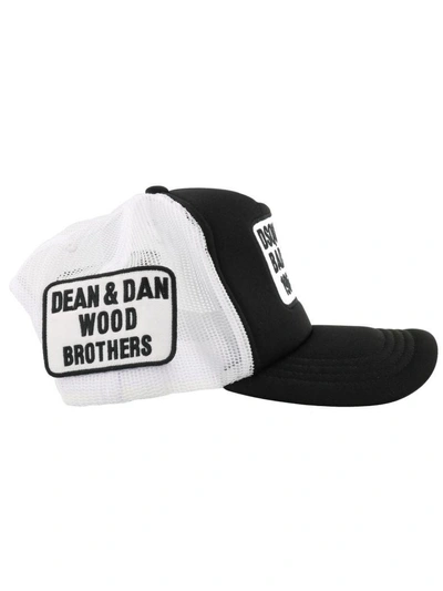 Dsquared2 Cappello Berretto Regolabile Baseball Bad Scout In Black