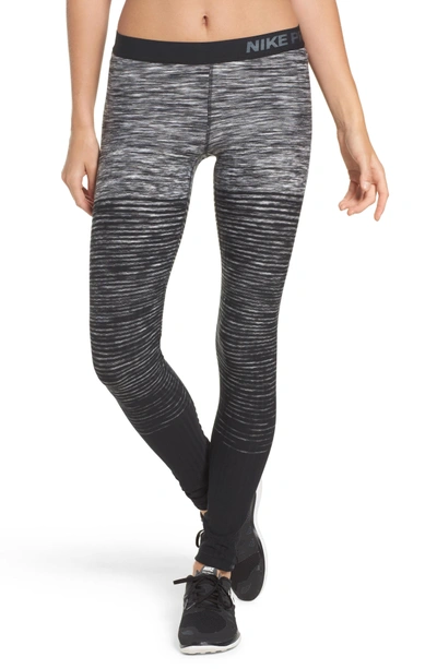 Nike Pro Hyperwarm Fleece-lined Stirrup Leggings In Dark Gray/white |  ModeSens