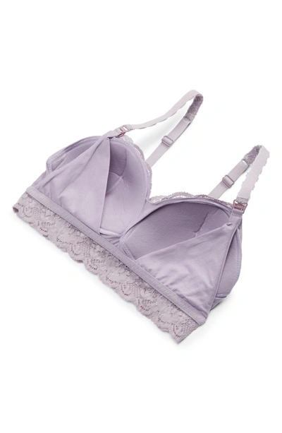 Shop Cosabella 'never Say Never Mommie' Soft Cup Nursing Bralette In Dusk Orchid