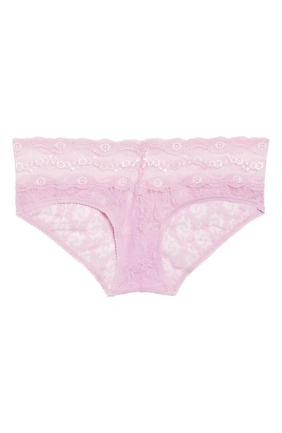 Shop B.tempt'd By Wacoal 'lace Kiss' Hipster Briefs In Pastel Lavender