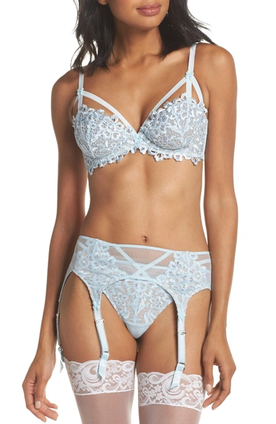 Shop Dita Von Teese G-string Thong In Bluebell