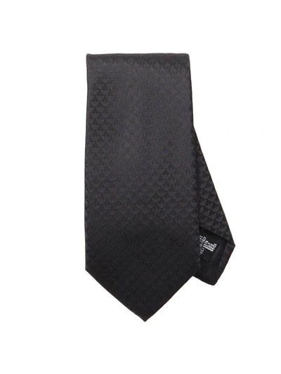 Shop Emporio Armani Tie Tie Men  In Black