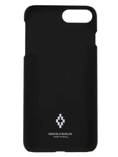 Marcelo Burlon County Of Milan Sham Iphone 7 Black Cover In Black Multi |  ModeSens