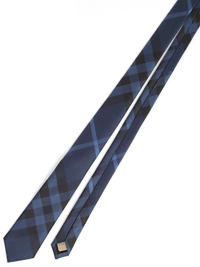 Shop Burberry Tie In Blue