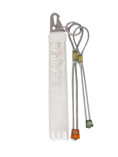 Off white hotsell keychain rubber