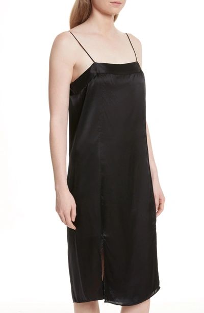 Shop Equipment Kelby Silk Slipdress In True Black