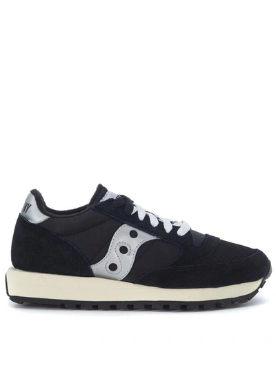 Shop Saucony Sneaker  Jazz In Black Suede And Nylon In Nero