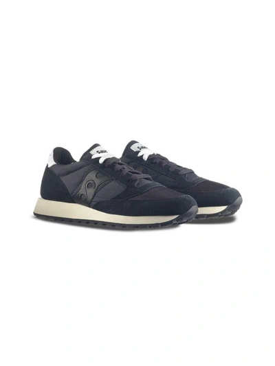 Shop Saucony Jazz O Vintage In Black-black