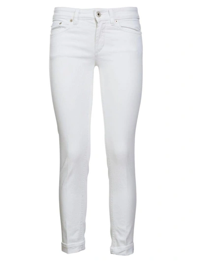 Shop Dondup Slim-fit Jeans In Bianco