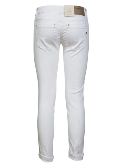 Shop Dondup Slim-fit Jeans In Bianco