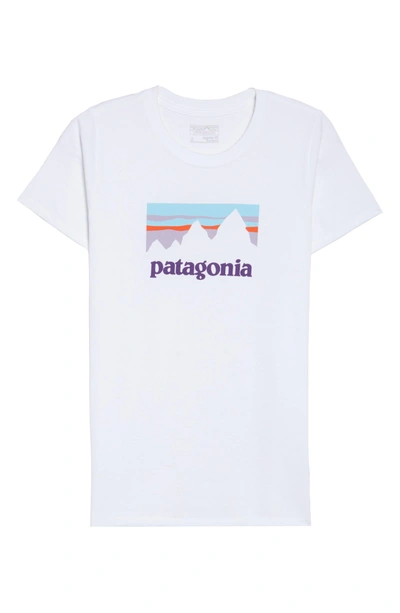 Shop Patagonia Shop Sticker Tee In White