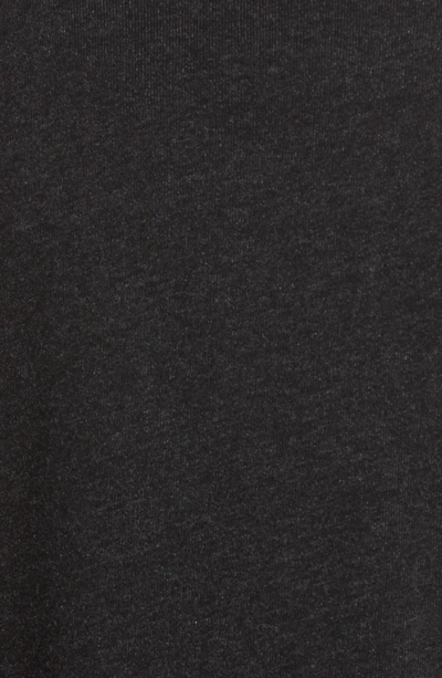 Shop Wildfox '80s Track Star Soto Warm-up Sweatshirt In Heathered Black