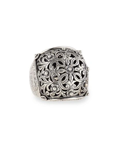 Shop Konstantino Sterling Silver Domed Scroll Ring