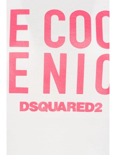 Shop Dsquared2 D Squared T-shirt In White-pink