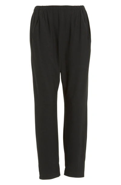 Shop Zero + Maria Cornejo Gabi Drape Trousers In Black