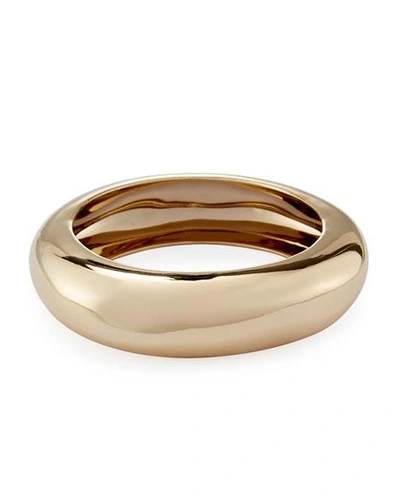 Shop Alexis Bittar Small Watery Metal Bangle Bracelet In Gold