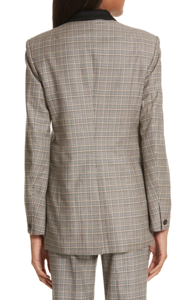 Shop Rag & Bone Ridley Glen Plaid Wool & Cotton Blazer In Black/ Ivory