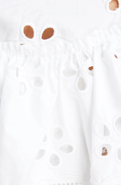 Shop Simone Rocha Turbo Trim Frill Tunic In White